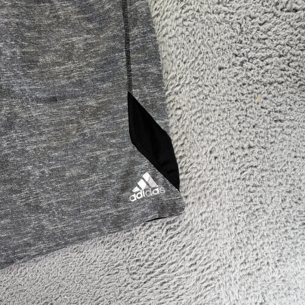 Adidas Climalite‎ Shorts Mens M Gray Polyester Athletic Running Workout Stretch